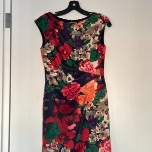 Sleeveless floral dress